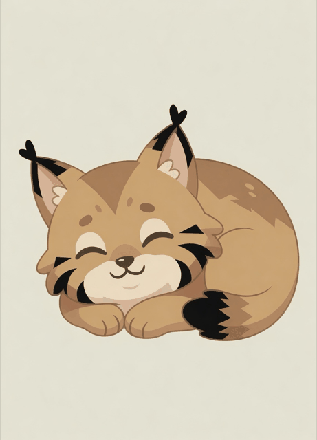 The Lusis lynx, asleep